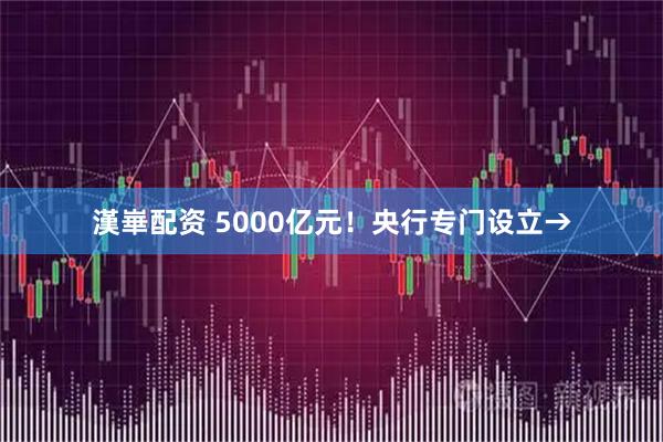 漢崋配资 5000亿元！央行专门设立→