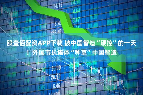 股壹佰配资APP下载 被中国智造“硬控”的一天！外国市长集体“种草”中国智造